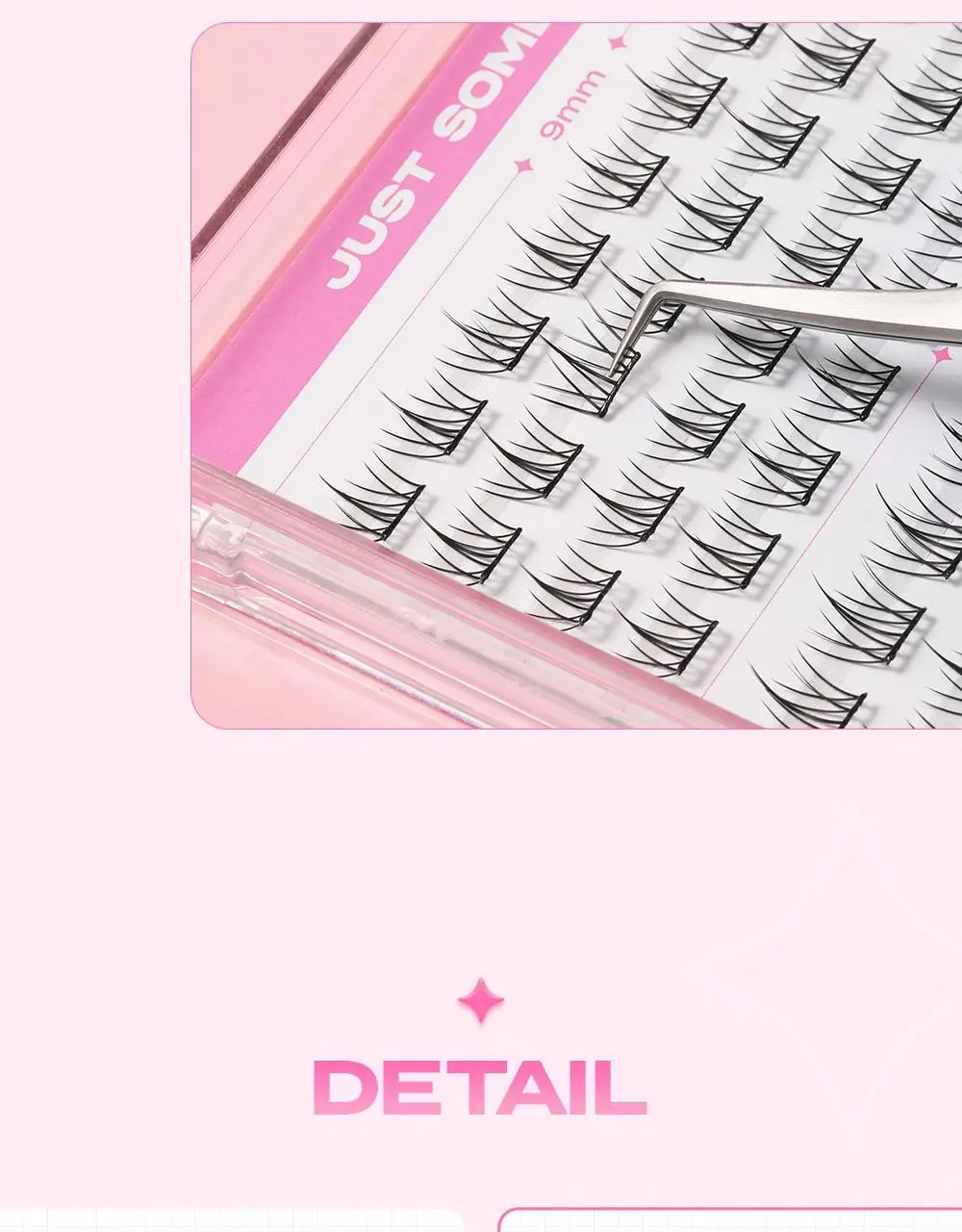 [NEW디자인/100%리뷰이벤트] 저스트썸띵 마이타입 노글루 속눈썹 6종 중 택1 (가닥/올영 단독 컬러) 상세페이지 38